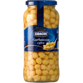 garbanzos cocidos cidacos fco570 gr