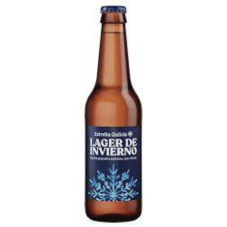 lager invierno estrella galicia 33cl 24 uds